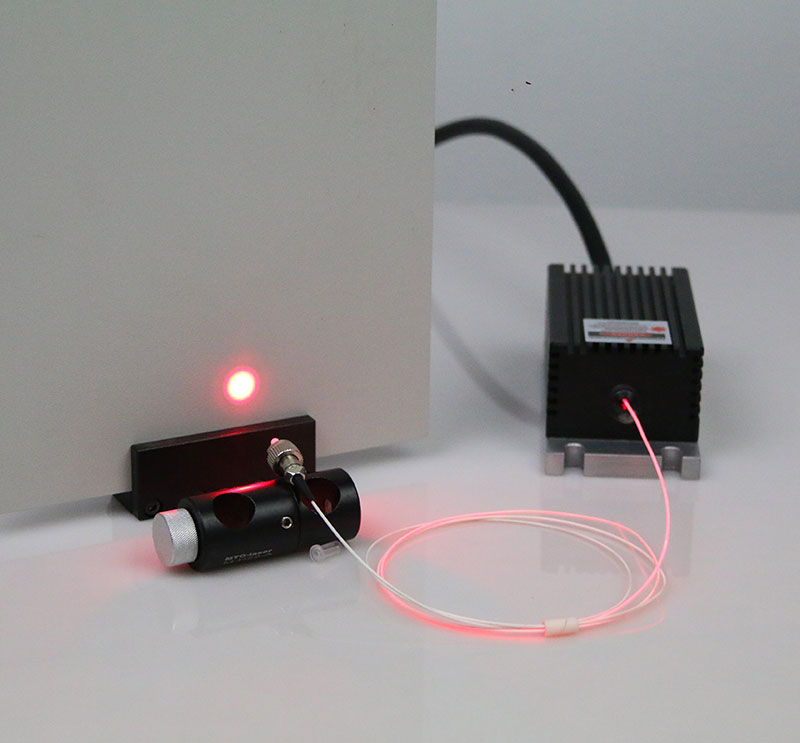 SM Red Laser 635nm 150mW Single Mode Fiber Coupled Laser